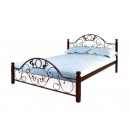 Кровать Bed Metal Франческа (деревянные ножки)