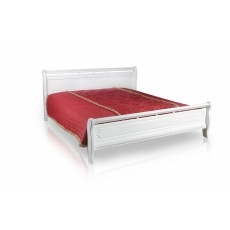 Кровать двухспальная Флора Белая