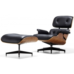 Кресло CoolArt Eames lounge с отоманкой